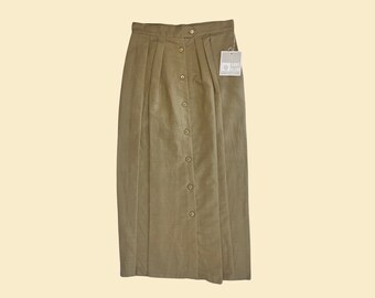 Khaki skirt womens 80s discount