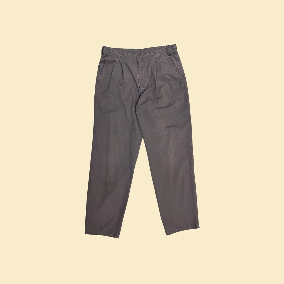 【USA製】90s DOCKERS slacks Vintage 90s Dockers Levis Classic Pants Mens 37x31 Khaki