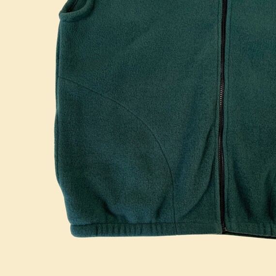 1990s XL green fleece vest by Black Mountain, vin… - image 6
