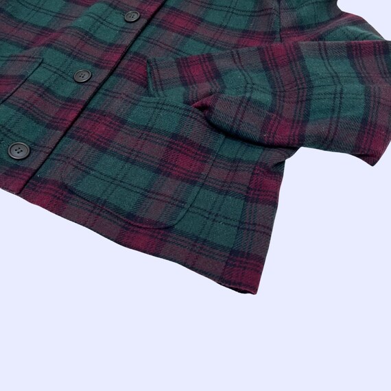 Vintage 90s plaid blazer by Robyn Meredith, 1990s… - image 4
