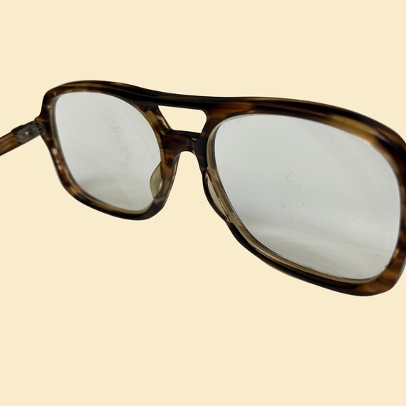 1980s glasses frames, vintage tortoise shell over… - image 8