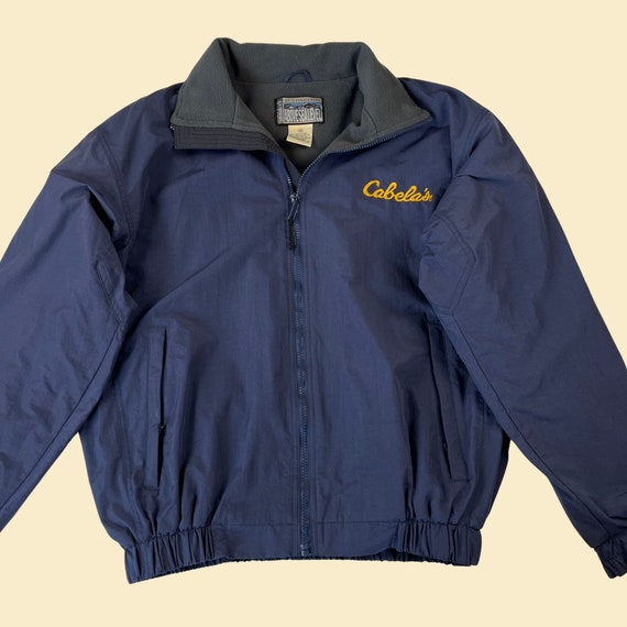 1990s Cabela's jacket, vintage size M 90s blue & … - image 4