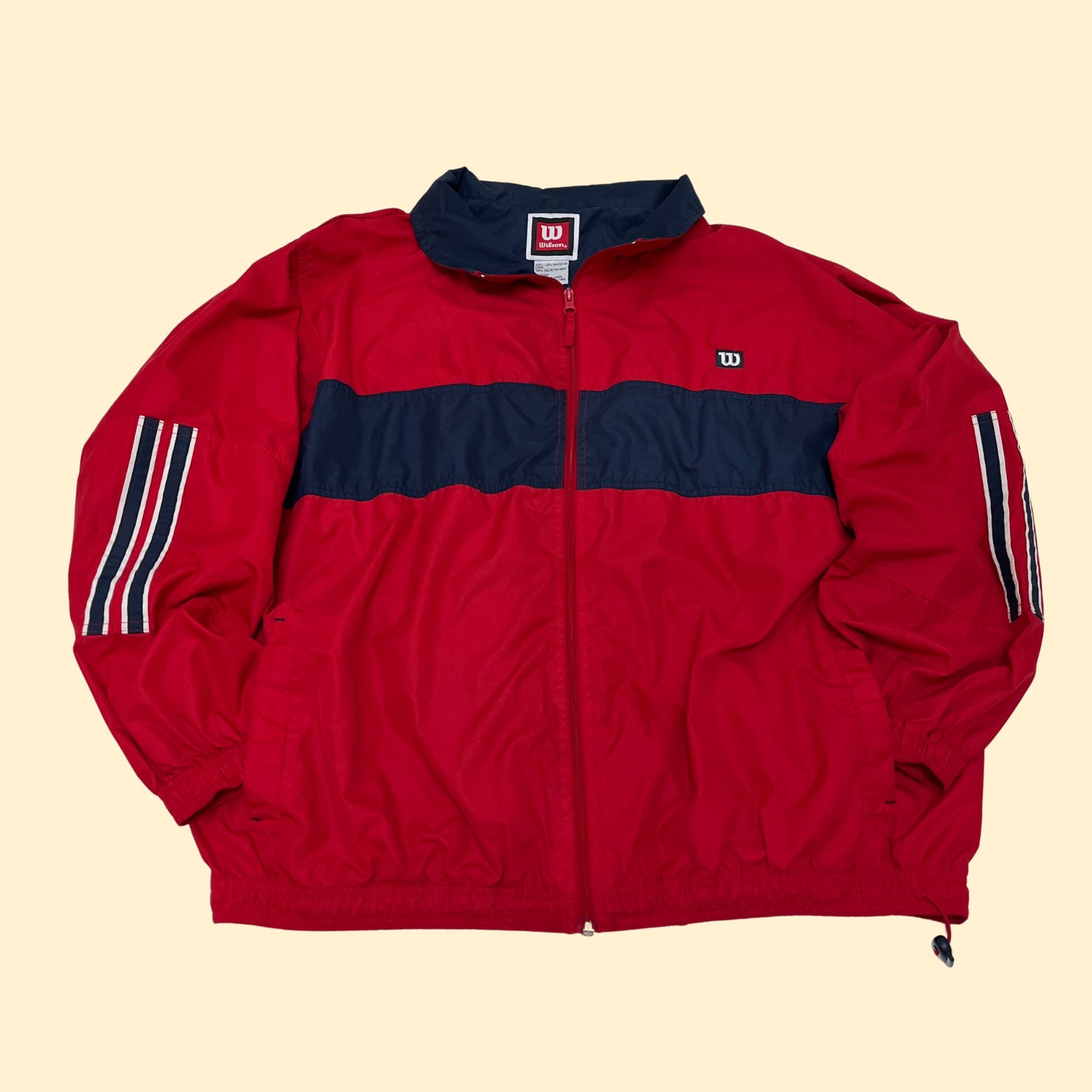 Wilson hooded colorblock windbreaker sale