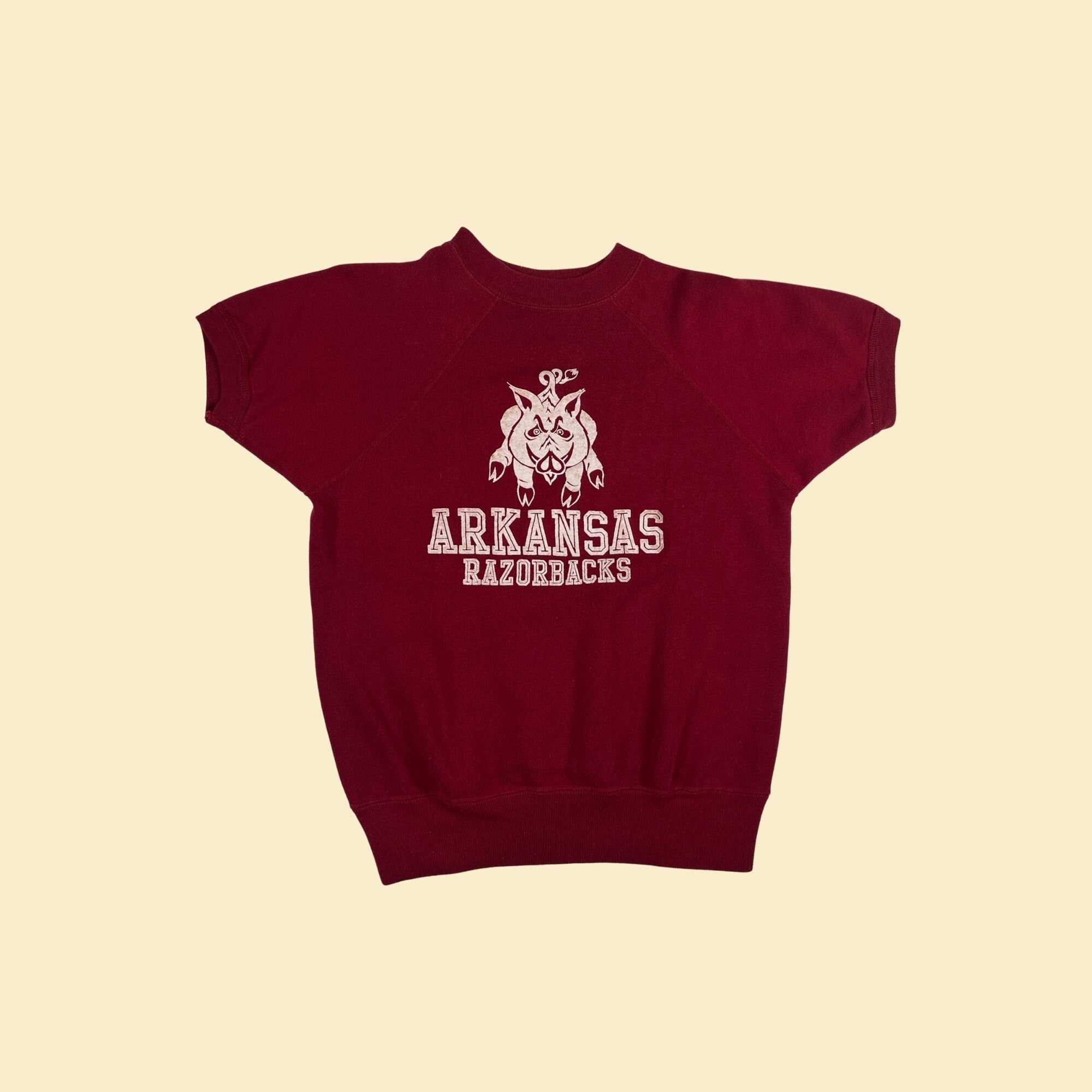 1960s Arkansas Razorbacks Crewneck Tee by Artex Sportswear
