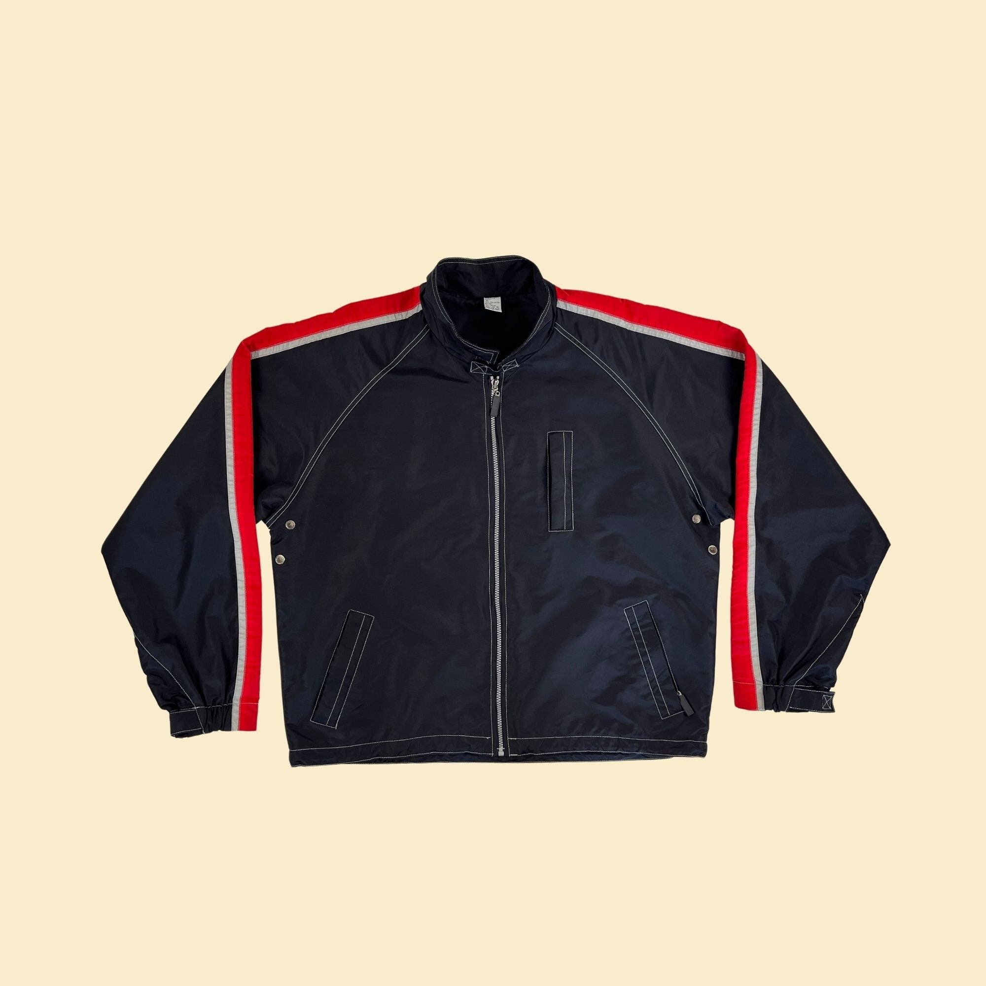 カステリ スウェットジップジャケット ２XLサイズ USA古着 ブラック レッド Vintage Carhartt Mens Large Santa Fe Jacket Black Red