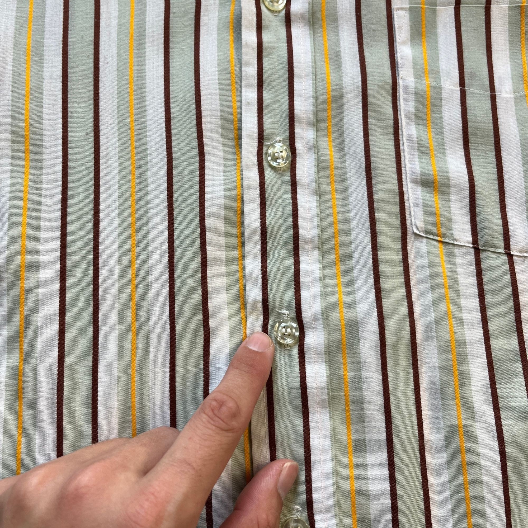 70s/80s Men's Striped Shirt by the Men's Store, Jcpenny