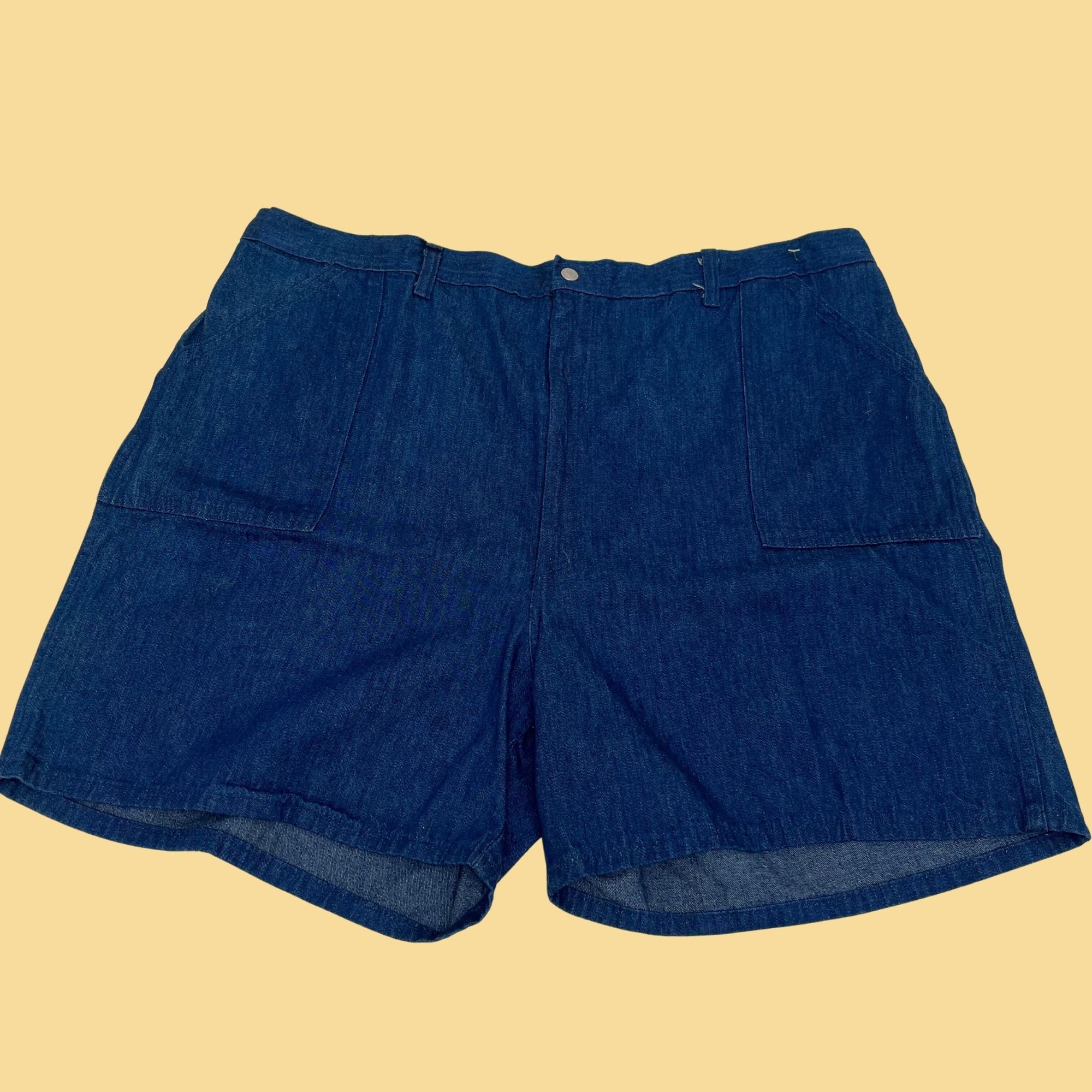 1970s Denim Shorts by Moonshine in Size 44, New Old Stock