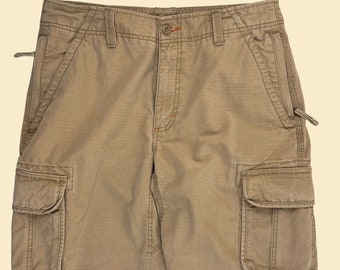 90s/y2k Khaki L.L. Bean Cargo Pants, 34x29 Vintage Tan/beige