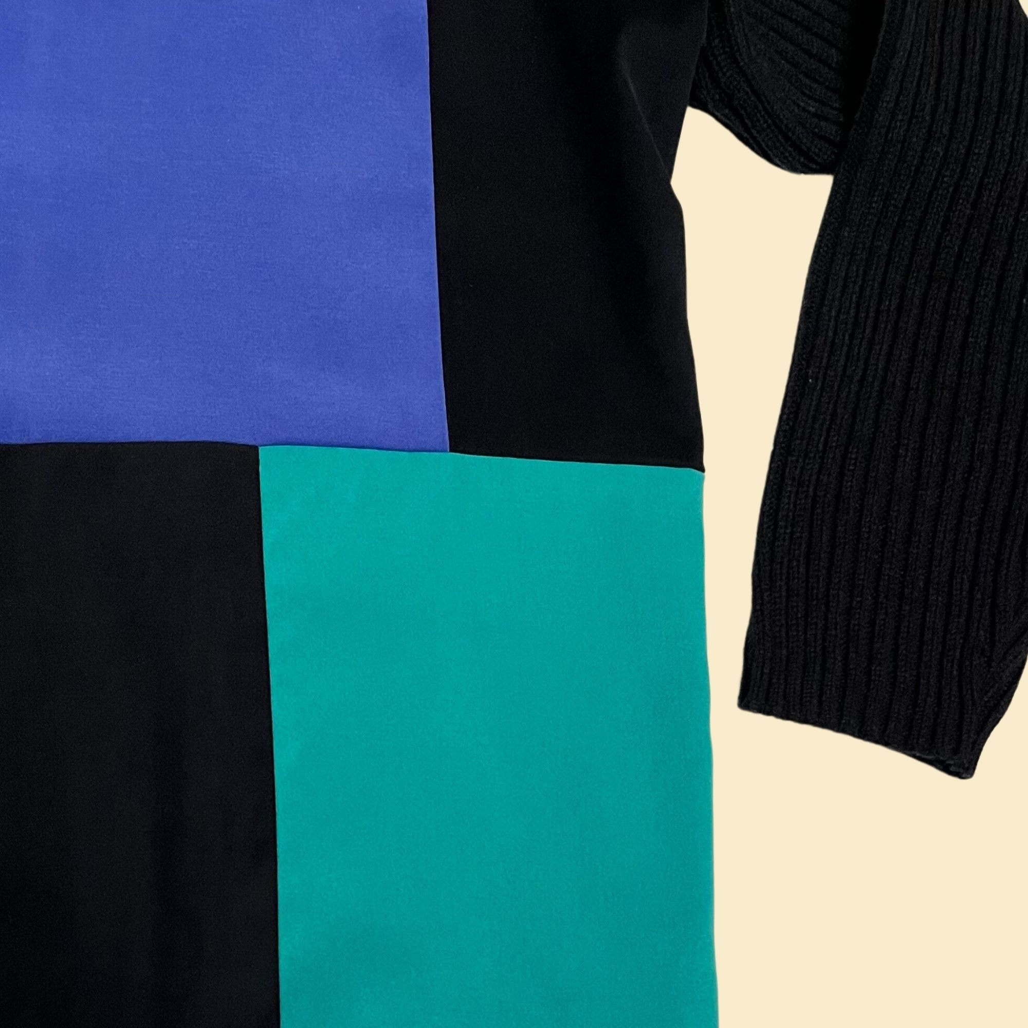 2000s bajra patterned w-zip knit jacket