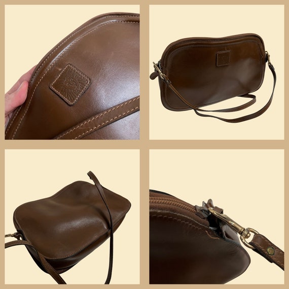 70s Anne Klein for Calderon Brown Leather Shoulder Bag Vintage 1970s Purse Etsy Ireland