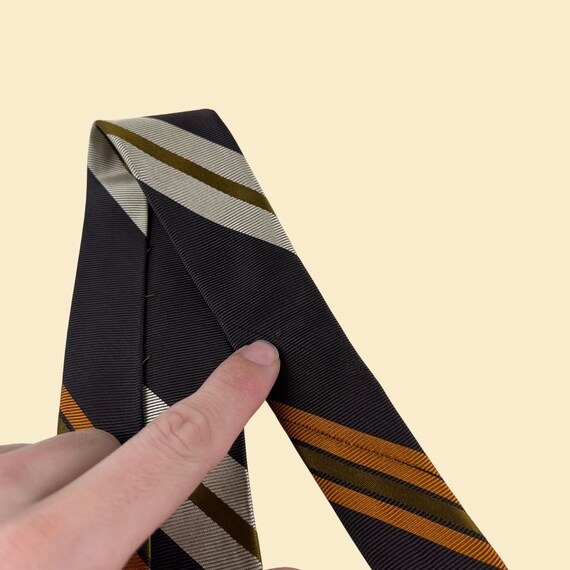1960s silk necktie by F.R. Tripler & Co, vintage … - image 8