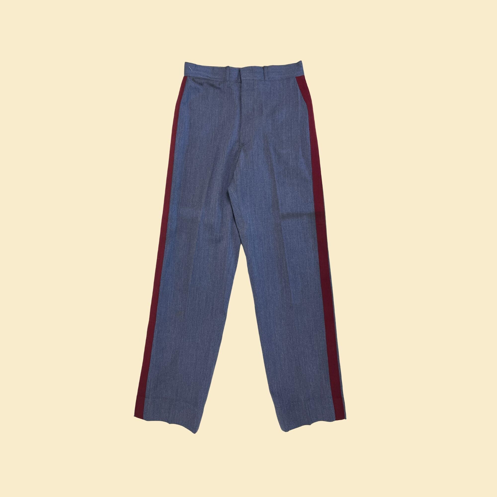 50s 60s vintage slacks \"ダークネイビー\" W31 50s 60s vintage slacks ダークネイビー W31