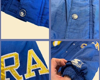 ウォームアップウェア 90s LOS ANGELES RAMS NFL nylonjacket 3XL ウォームアップウェア 90s LOS ANGELES RAMS NFL nylonjacket