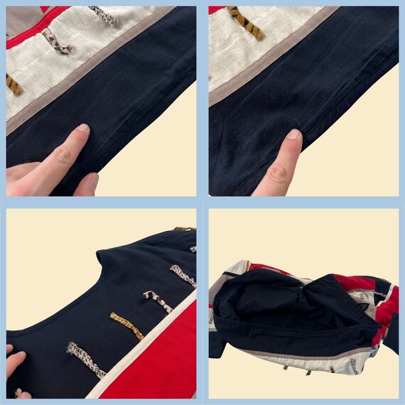 1980s patchwork jacket by New Direction, vintage … - image 2