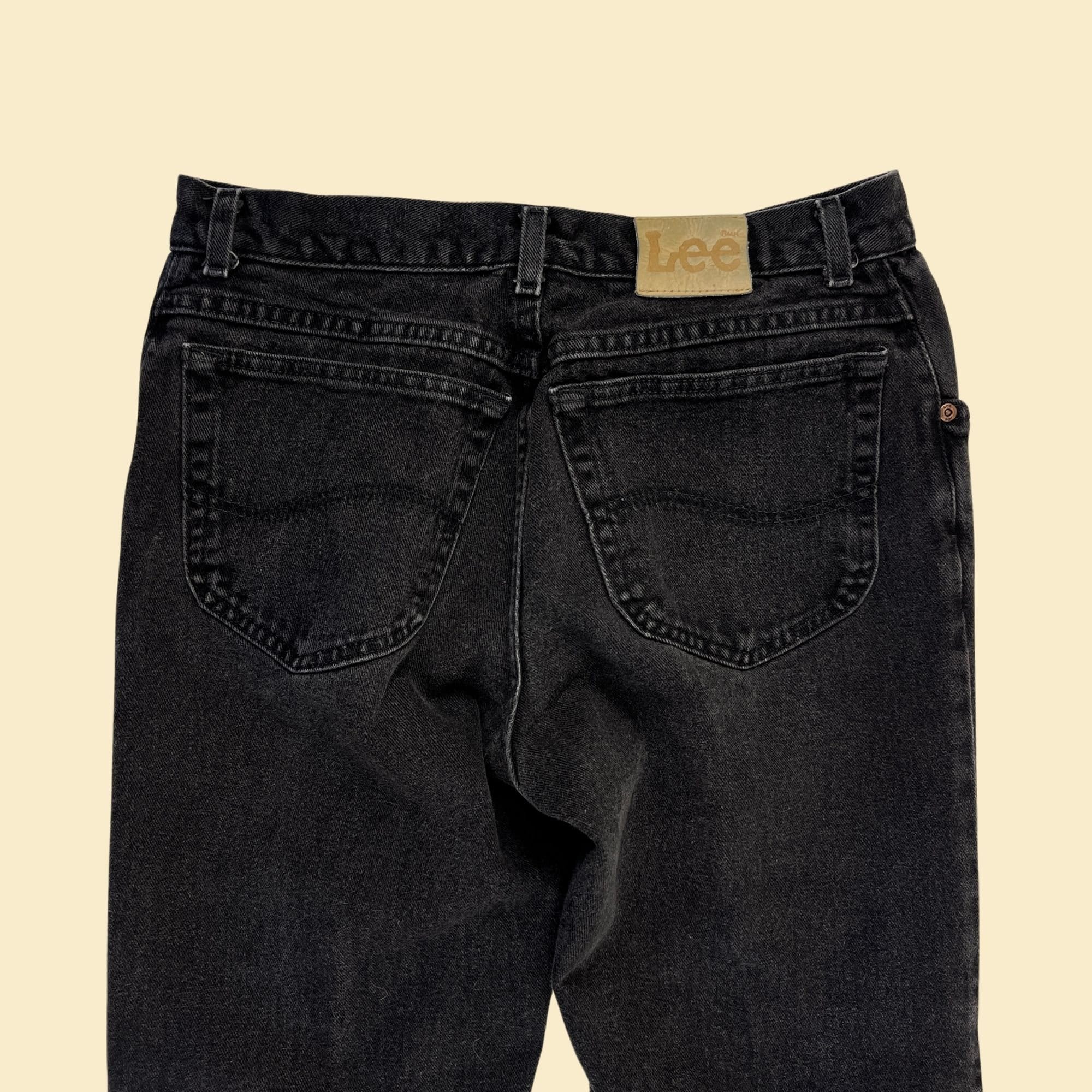 Vintage LEE Straight Denim Jeans Mens 44 Dark Blue Wash 90s