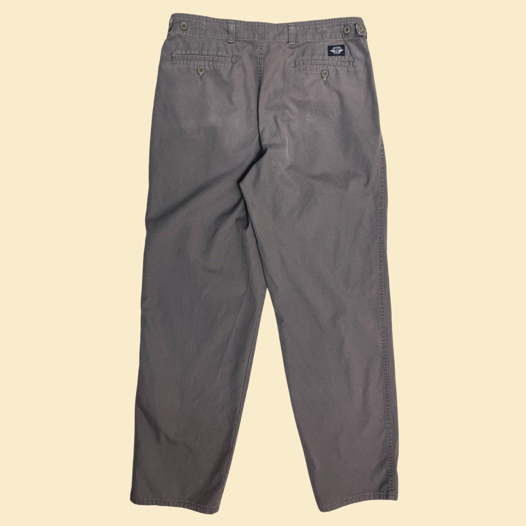 【USA製】90s DOCKERS slacks Vintage 90s Dockers Levis Classic Pants Mens 37x31 Khaki