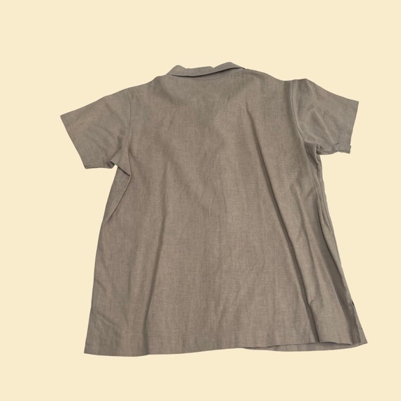 90s women's linen shirt by Stephanie Rogers, vint… - image 3