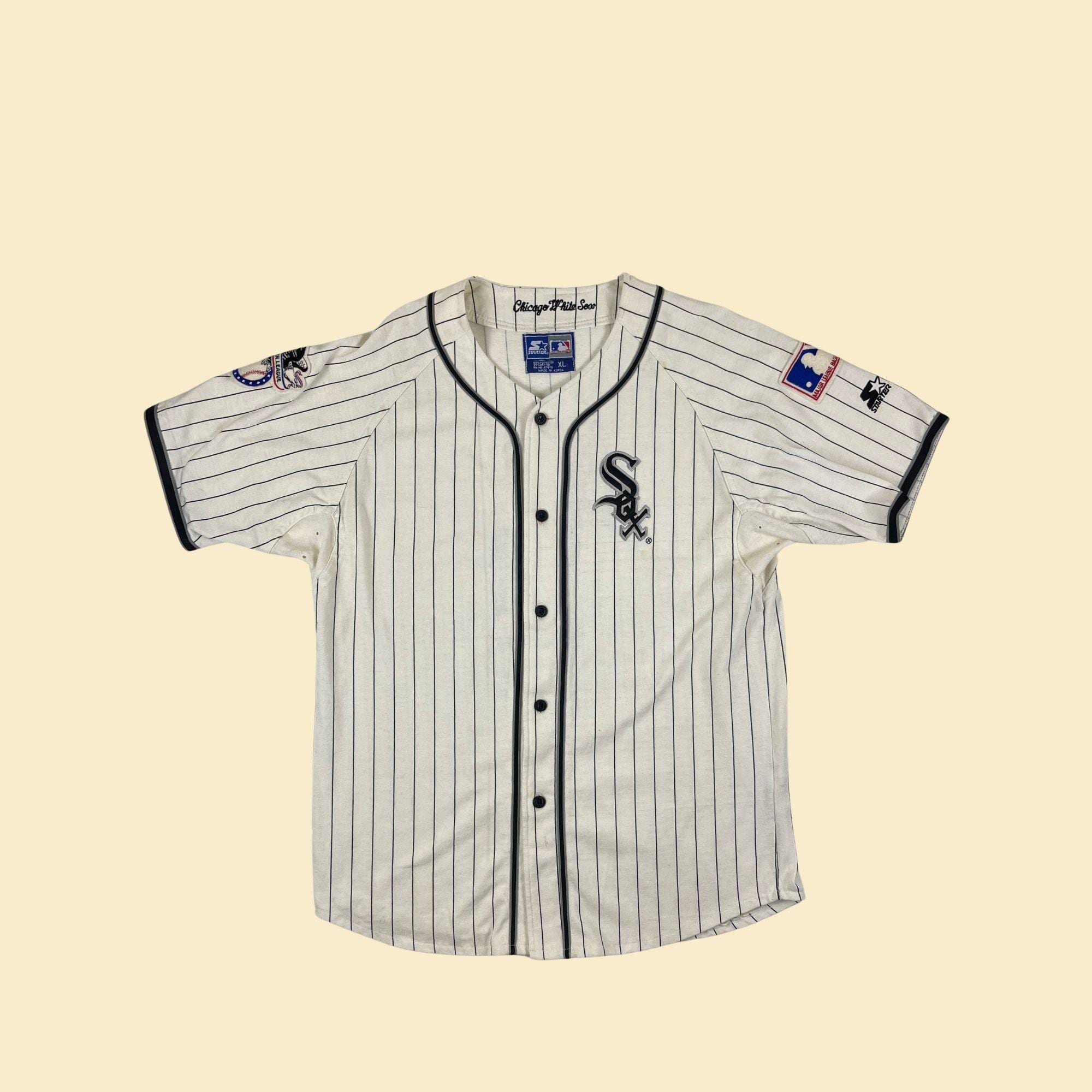 ウェア 90s vintage white Sox size:XL 90s XL Starter Chicago White Sox Jersey/shirt, Vintage 1990s