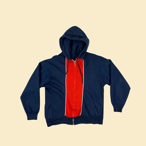 Coeur Rouge Pull A Capuche Bleu Electrique Veste à Capuche M