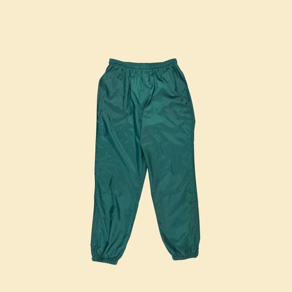 90s00s old adidas Lサイズ バギーカーゴパンツ ナイロン混紡 1990s Adidas L Track Pants, Vintage 90s Solid Green Athletic