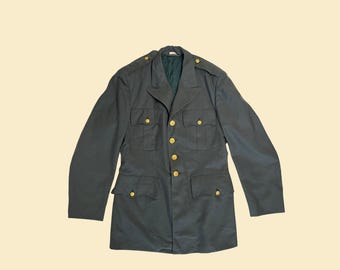 1950s US MILITARY COAT, Vintage Army Coat, Vintage Military