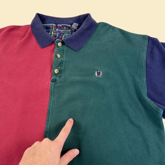 トップス 90s vintage unknown kolor polo shirts Vintage 90s Urban Label Striped Polo Shirt - Men's Size XL