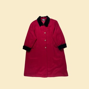 ジャケット・アウター gian franco ferre 80s velvet maxi coat Vintage Unique Gianfranco Ferre Burgundy Trench Coat, Rare