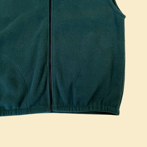 1990s XL green fleece vest by Black Mountain, vin… - image 4