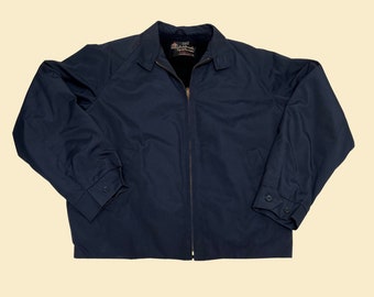 Vintage 70s men's jacket by Oakbrook Sportswear by Sears, vintage men's 1970s faux fur jacket, vintage men's winter coat