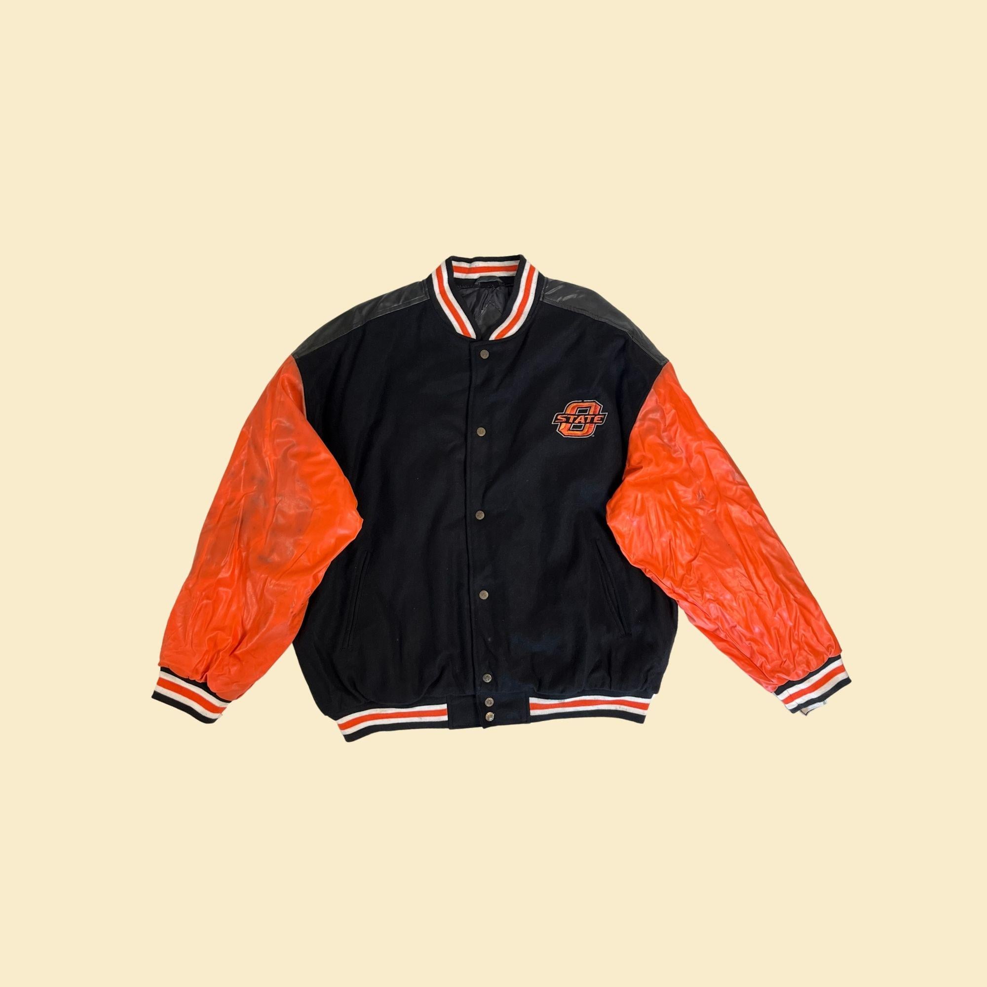 \"完全無地\"80s-90s Virsity Jacket Made In USA Vintage 80s Wool Varsity Jacket: Red Stadium Coat - Etsy