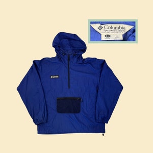 Vintage 90s Columbia Nylon Windbreaker, Womens XL, Jacket - Etsy