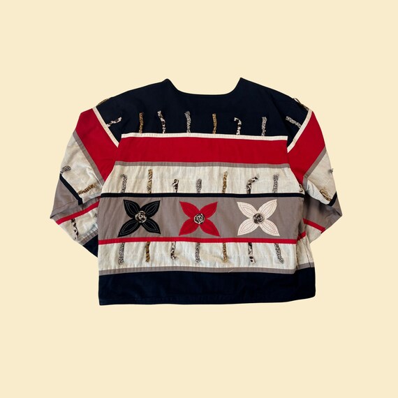 1980s patchwork jacket by New Direction, vintage … - image 3