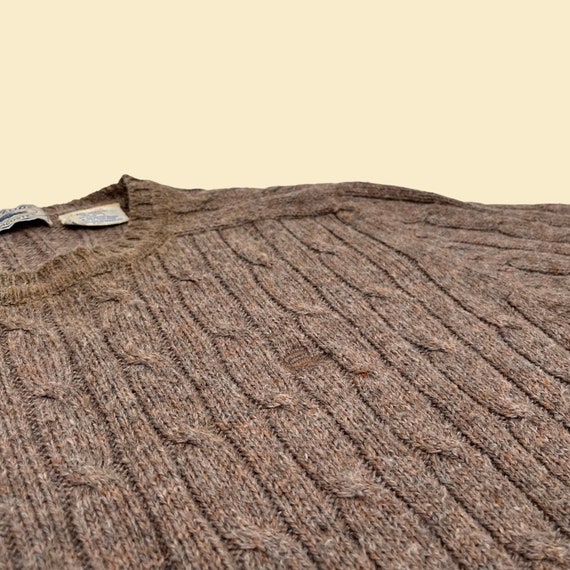 70s Lacoste sweater, large 1970s Izod Lacoste bro… - image 3