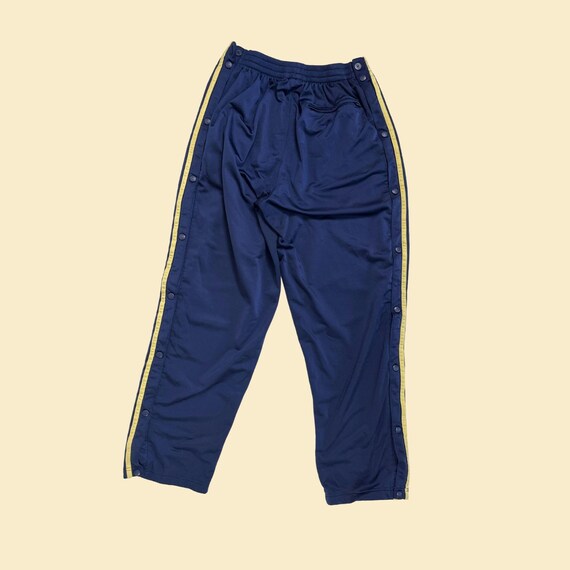 2000s Adidas XL Track Pants, Vintage Blue/cream Jogger Style