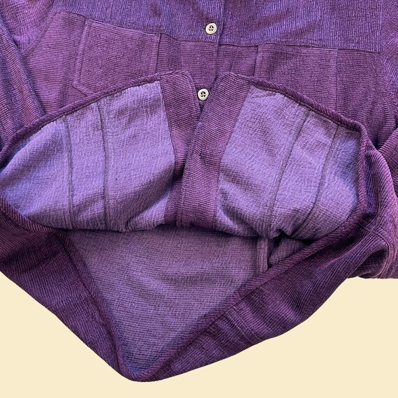 Buy 1990s Purple Silk Jacket by Chico