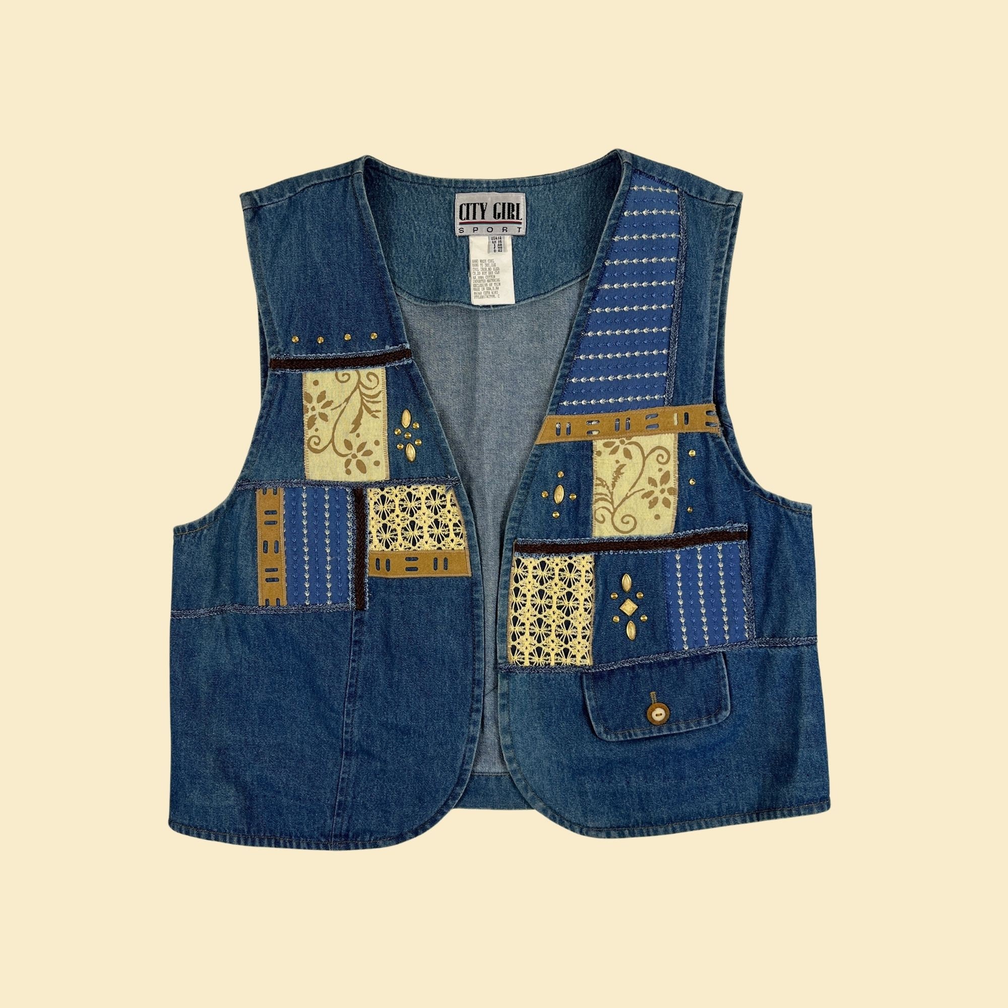 USA製 90s Walls Vintage Dawn Vest Vintage 90's Walls 12/8 Vest Men's 2XL Brown Quilted Lined