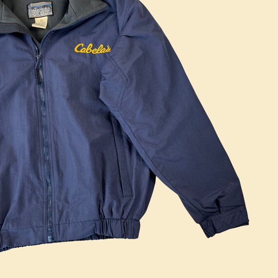 1990s Cabela's jacket, vintage size M 90s blue & … - image 8