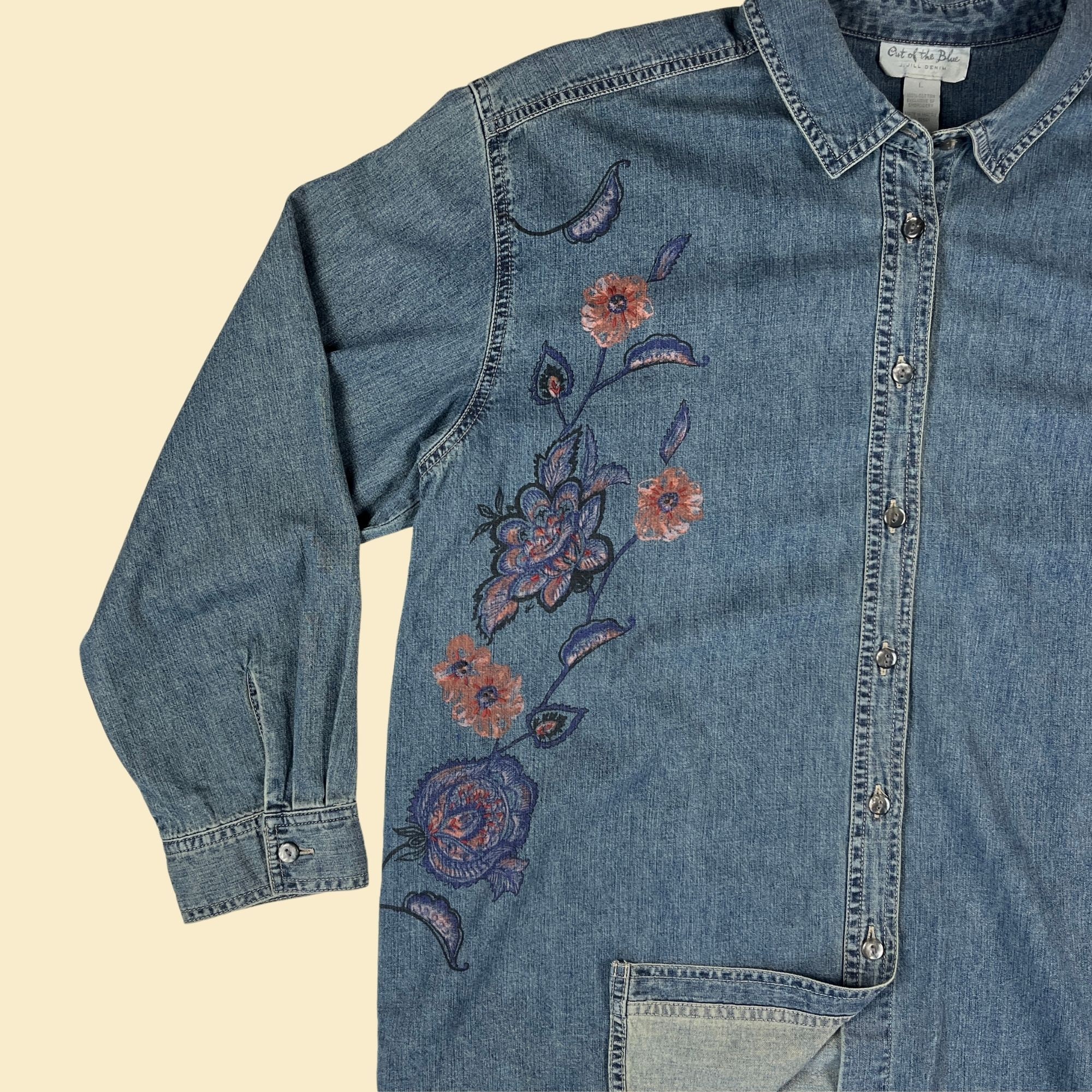 ジャケット・アウター MEDI VINTAGE FLOWER EMBROIDERY SHIRT il_fullxfull.3463836531_51ur.jpg