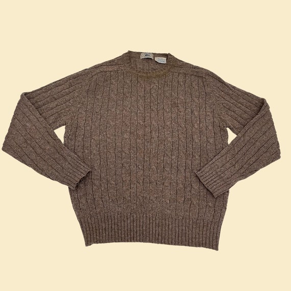 70s Lacoste sweater, large 1970s Izod Lacoste bro… - image 1