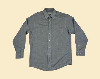 トップス tieme button up T-shirt-GRAY Cropped T-Shirt - Vintage Grey – Hours