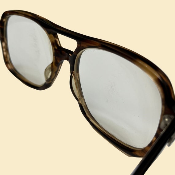 1980s glasses frames, vintage tortoise shell over… - image 9