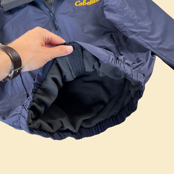 1990s Cabela's jacket, vintage size M 90s blue & … - image 10