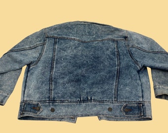 80s Braxton Faded Denim Jacket, Vintage Rifle-wash 30-30