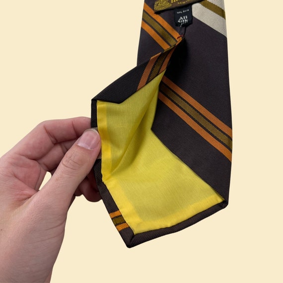 1960s silk necktie by F.R. Tripler & Co, vintage … - image 6