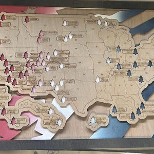 US National Park Map