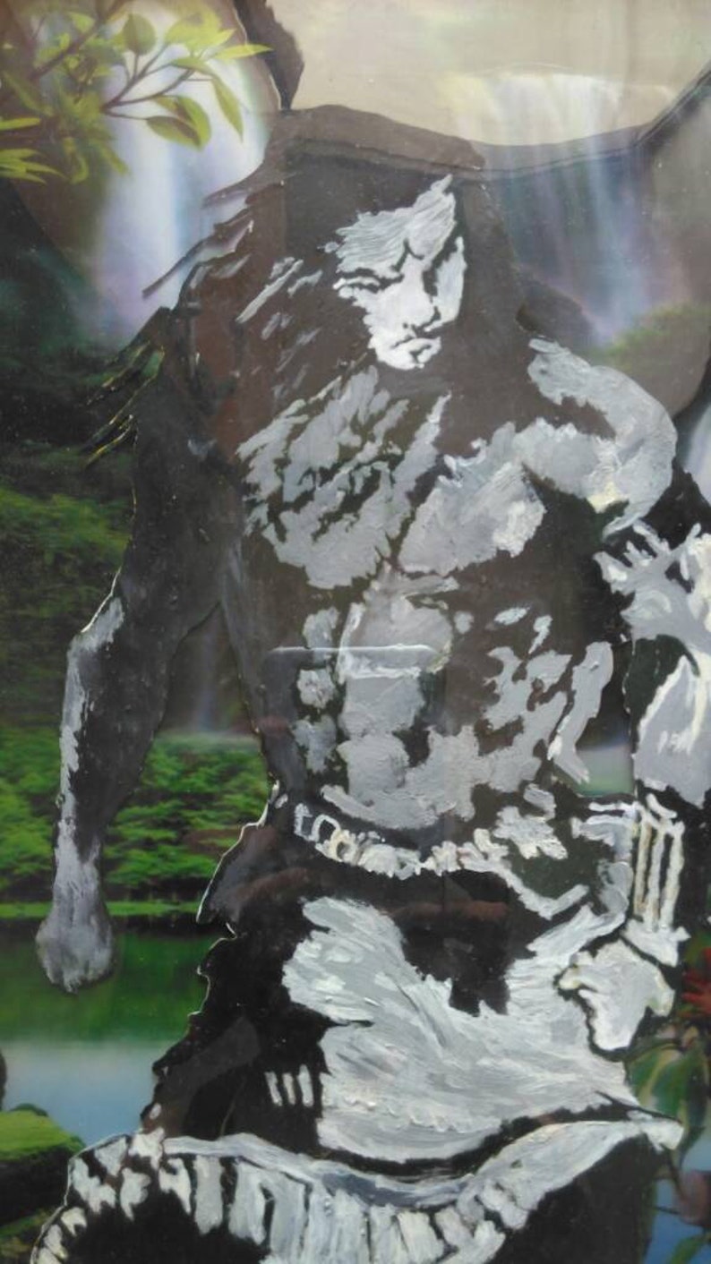 Original 3d Painting Lord Shiva Modern Abstract Home Decor Etsy