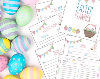 Easter Planner - Easter Planning Pages - Easter Invitations - Easter Menu Planner - Easter Thank You Notes - Easter Activities Planner