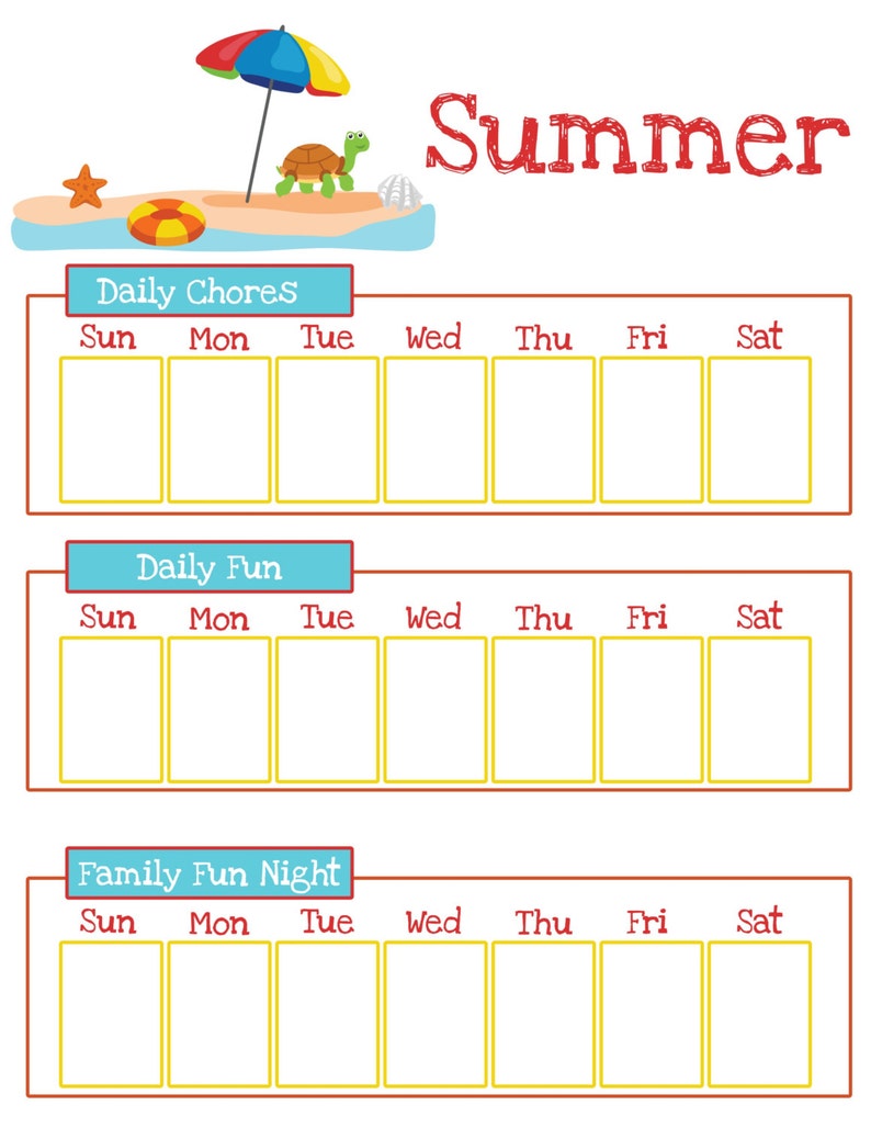 Summer Activity Planner & Summer Fun Coupon Book for Kids image 3