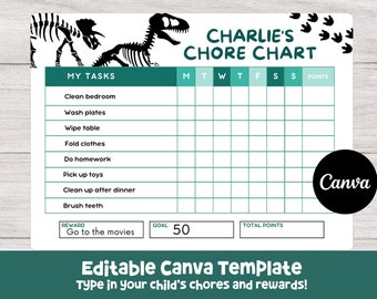 Editable Sports Reward Chart, Reward Chart for Boys, Printable Sports ...