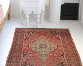3.5 x 4.10 Extremely Fine Classic Antique Rug Sloane